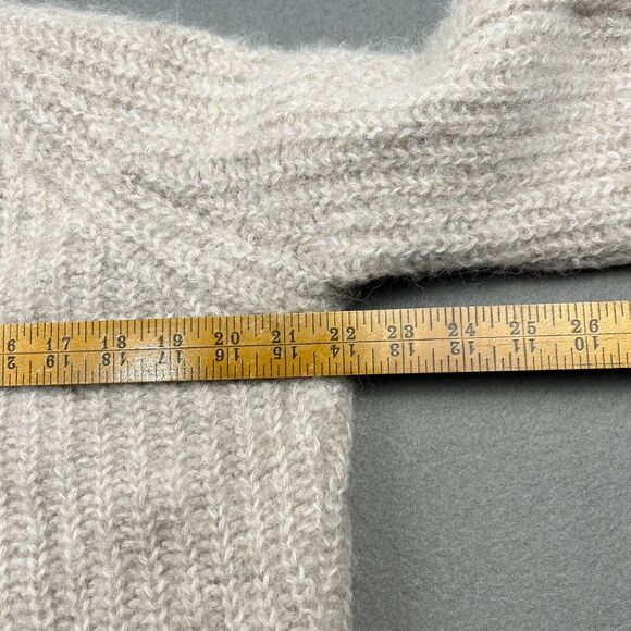 Sézane Basile Cardigan Sweater XS Light Beige Wool Alpaca Oversized - Picture 11 of 13